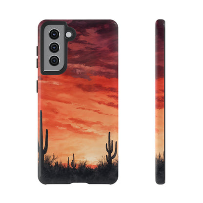 Desert Sunset Swaths Tough Case
