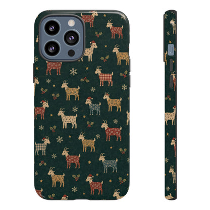 Yuletide Goats Tough Case