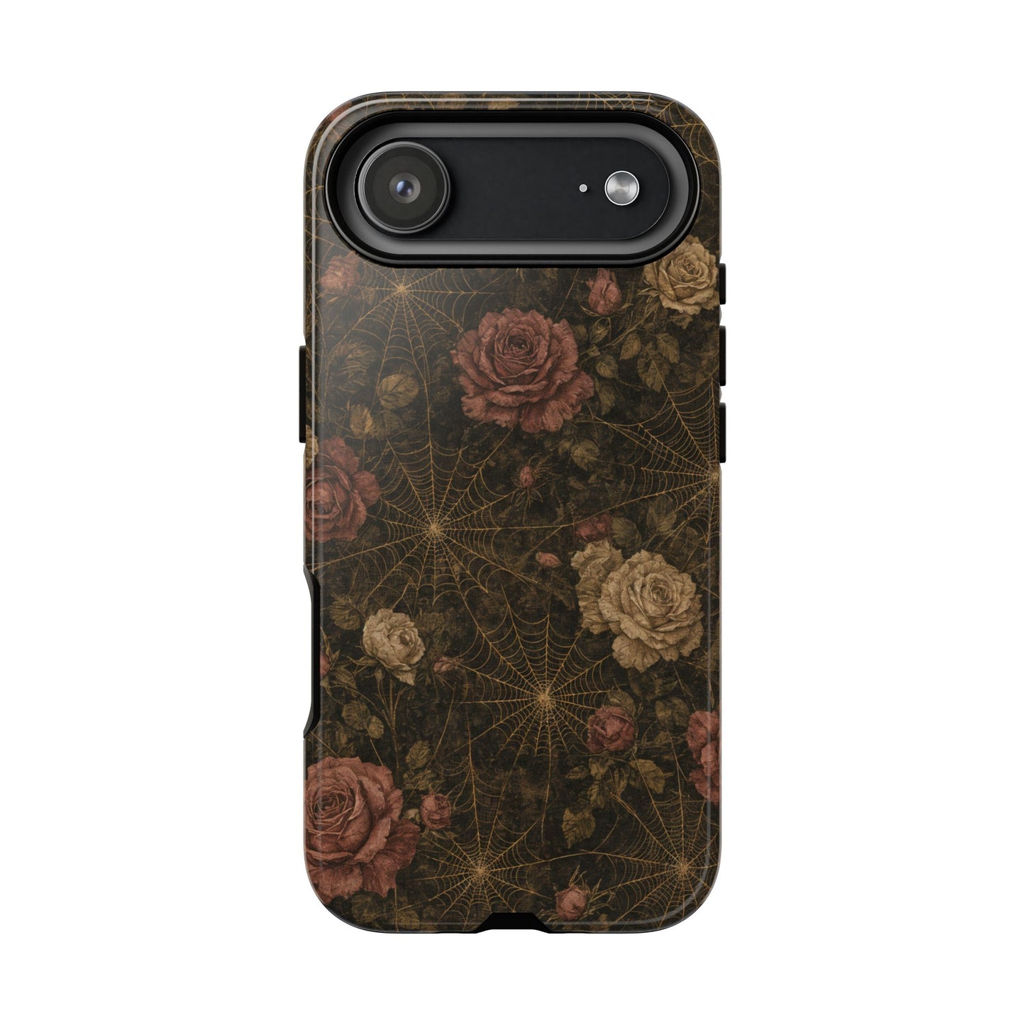 Spiderweb Rose Tough Case
