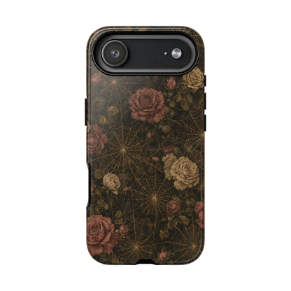 Spiderweb Rose Tough Case