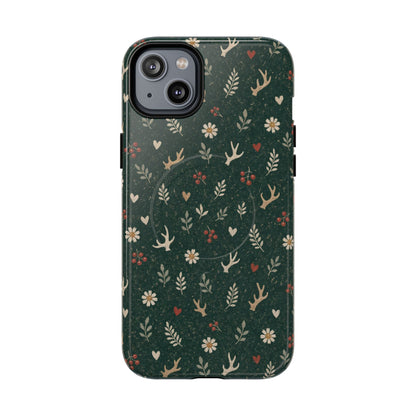 Antler Daisies Evergreen Magnetic Case