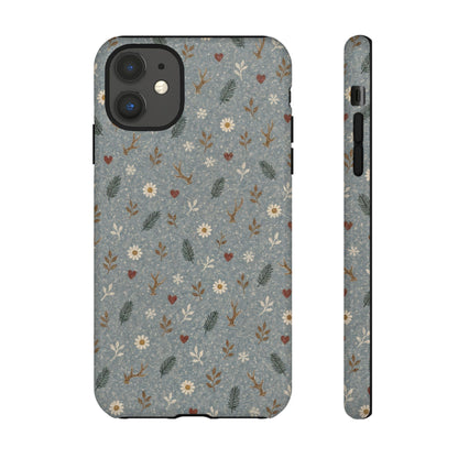Antler Daisies Snow Tough Case