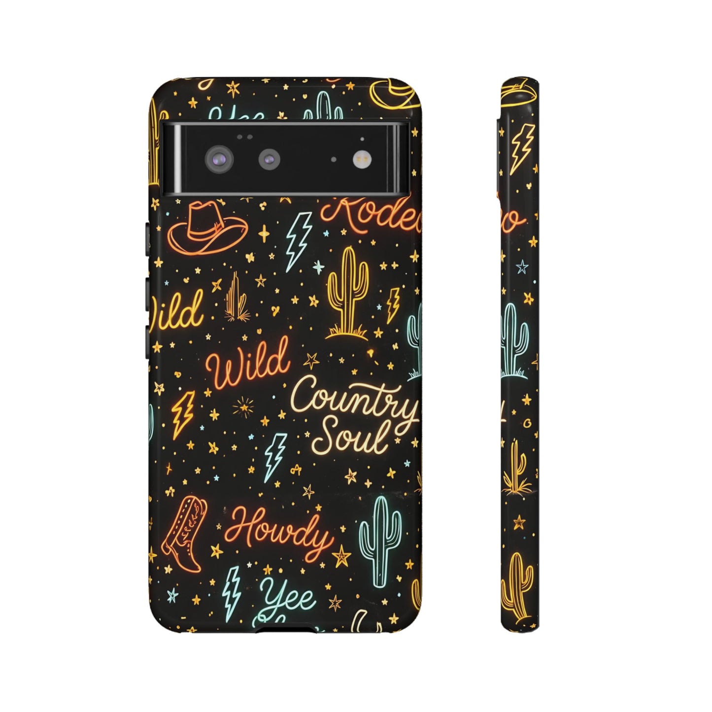 Neon Western Script Tough Case