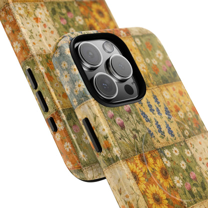Spring Patchwork Magnetic Case