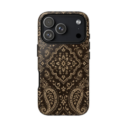 Chocolate Paisley Tough Case