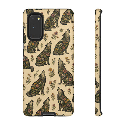Floral Wolves Tough Case