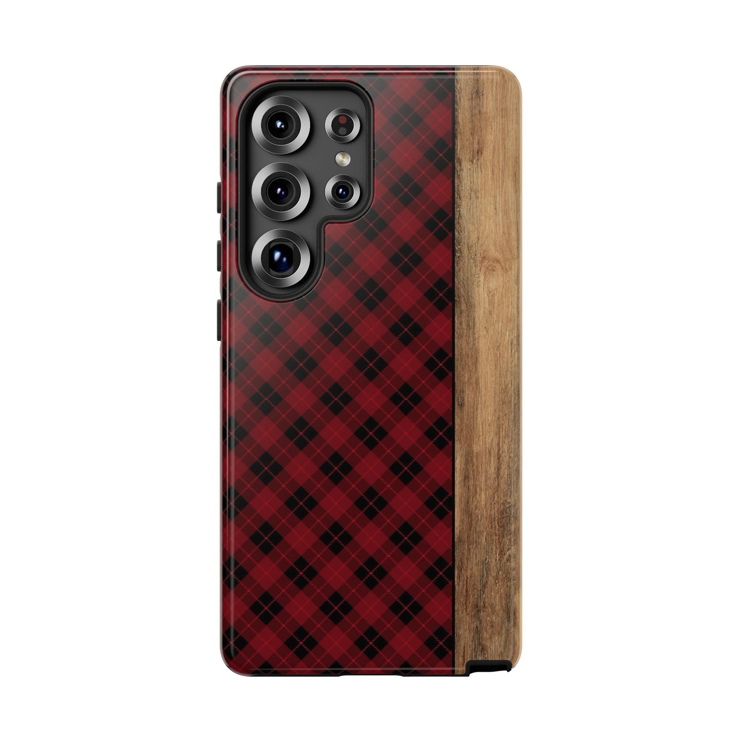 Red Plaid Tough Phone Case