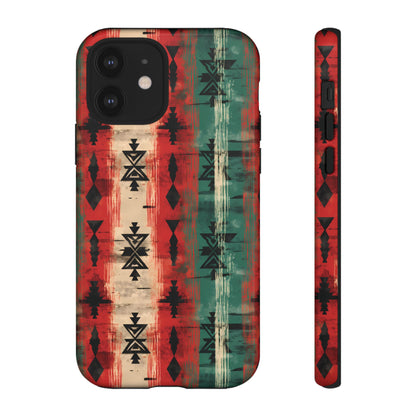 Christmas Grunge Aztec Tough Case