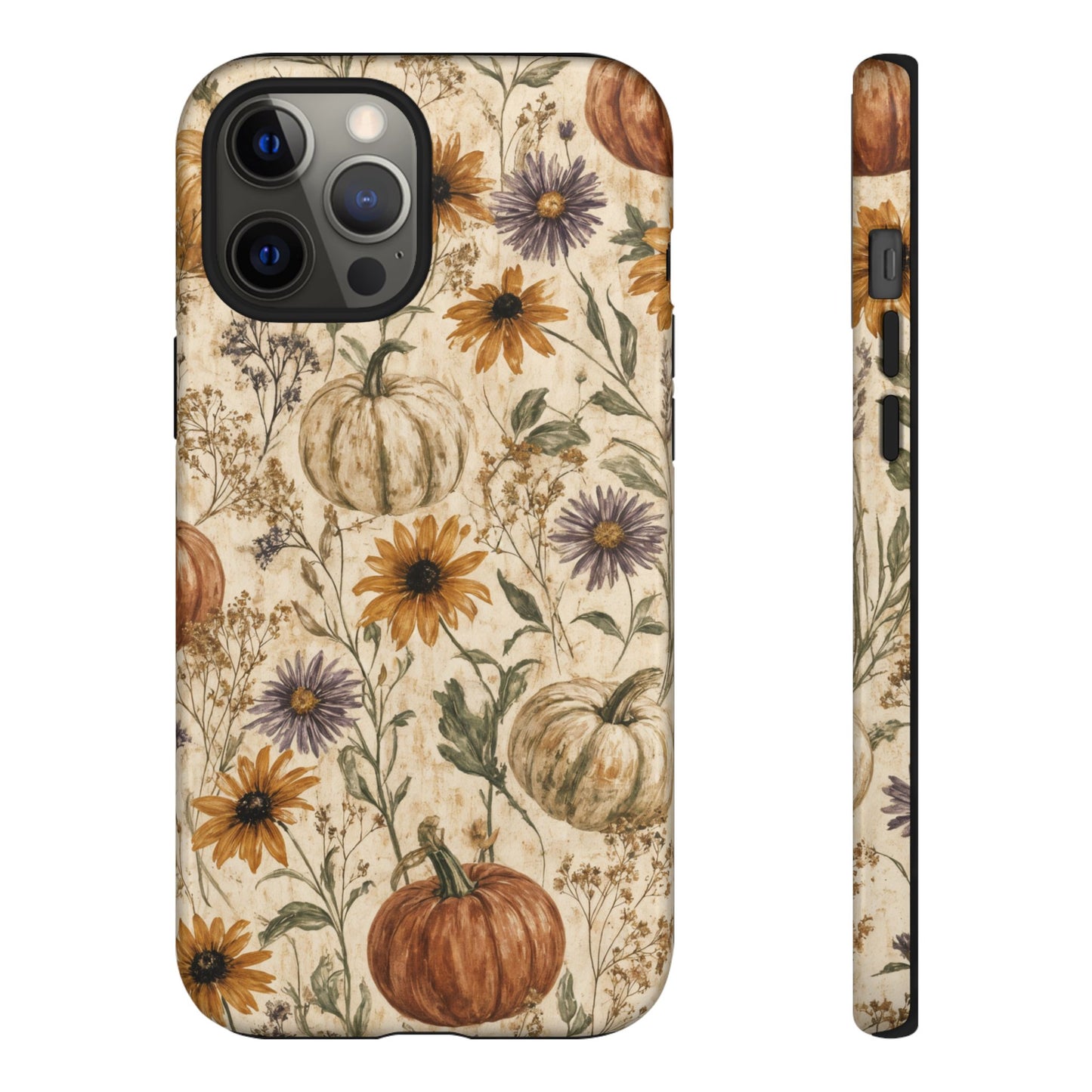 Pumpkin Wildflower Tough Case