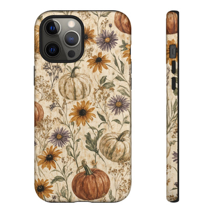 Pumpkin Wildflower Tough Case