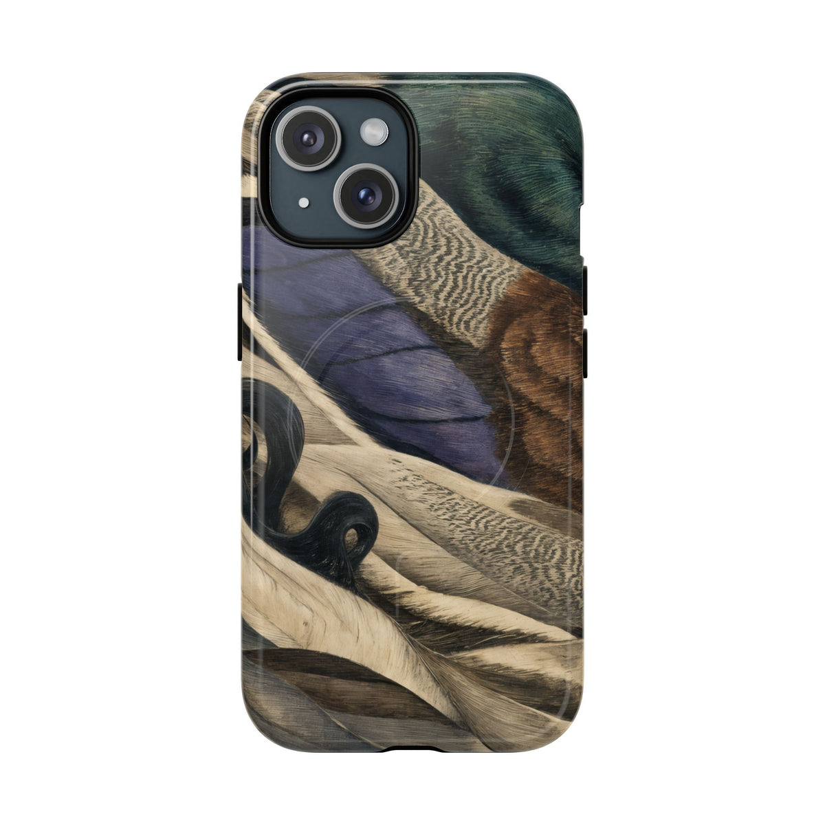 Mallard Feathers Magnetic Case