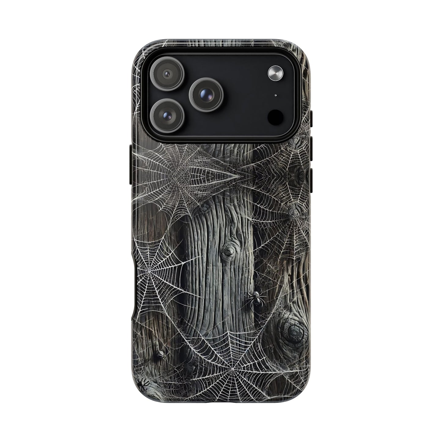 Spiderwebs Barnwood Magnetic Case