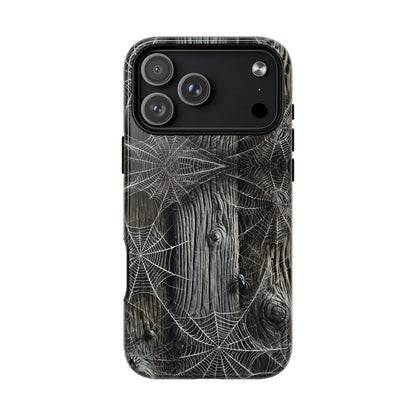 Spiderwebs Barnwood Magnetic Case