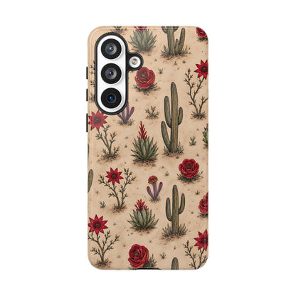 Red Bloom Desert Tough Case