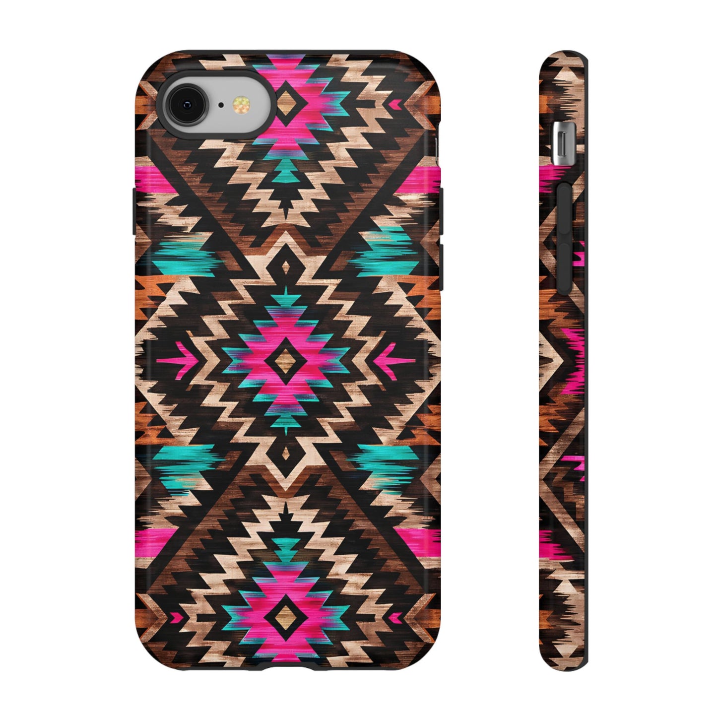 Neon Aztec Rug Tough Case