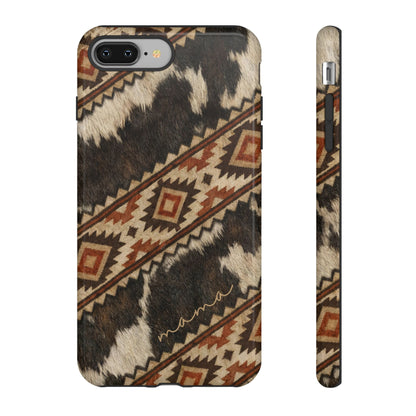 Cowhide Aztec Mama Tough Case