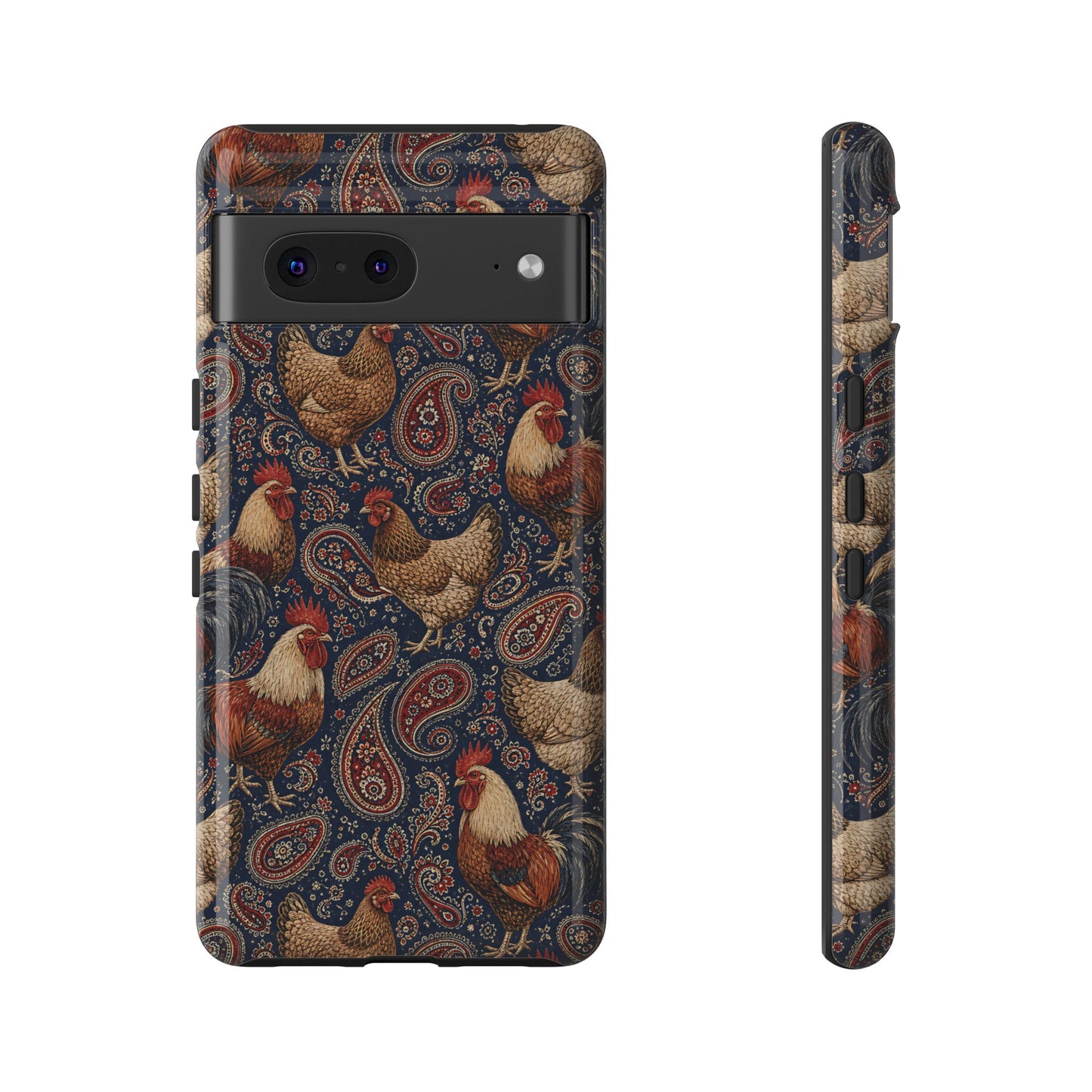 Patriotic Paisley Chickens Tough Case