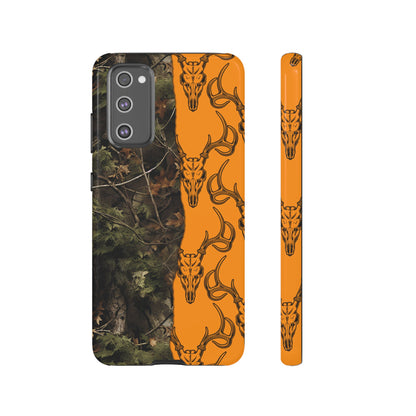 Camo Deer Skulls Orange Tough Case