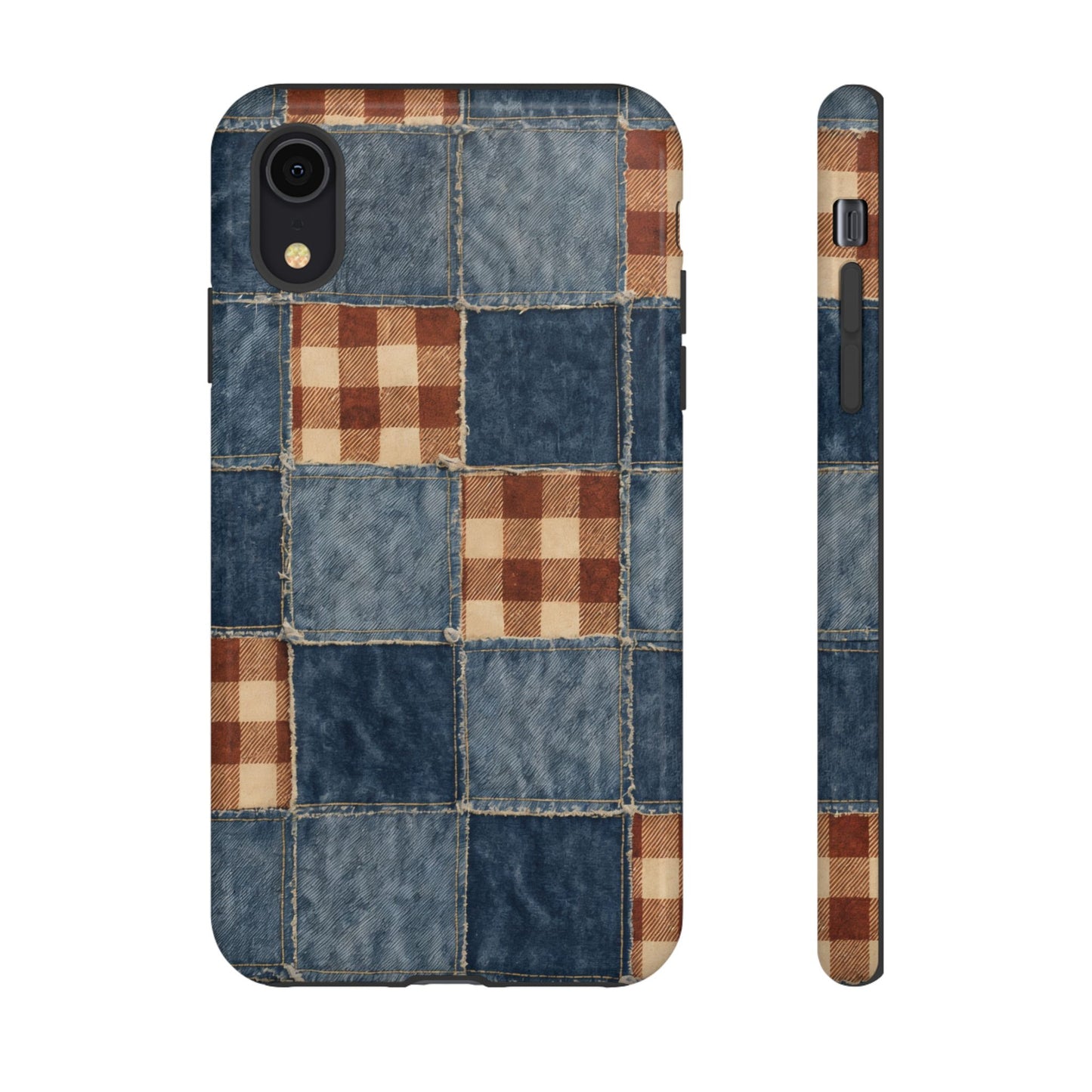 Denim Patchwork Tough Case