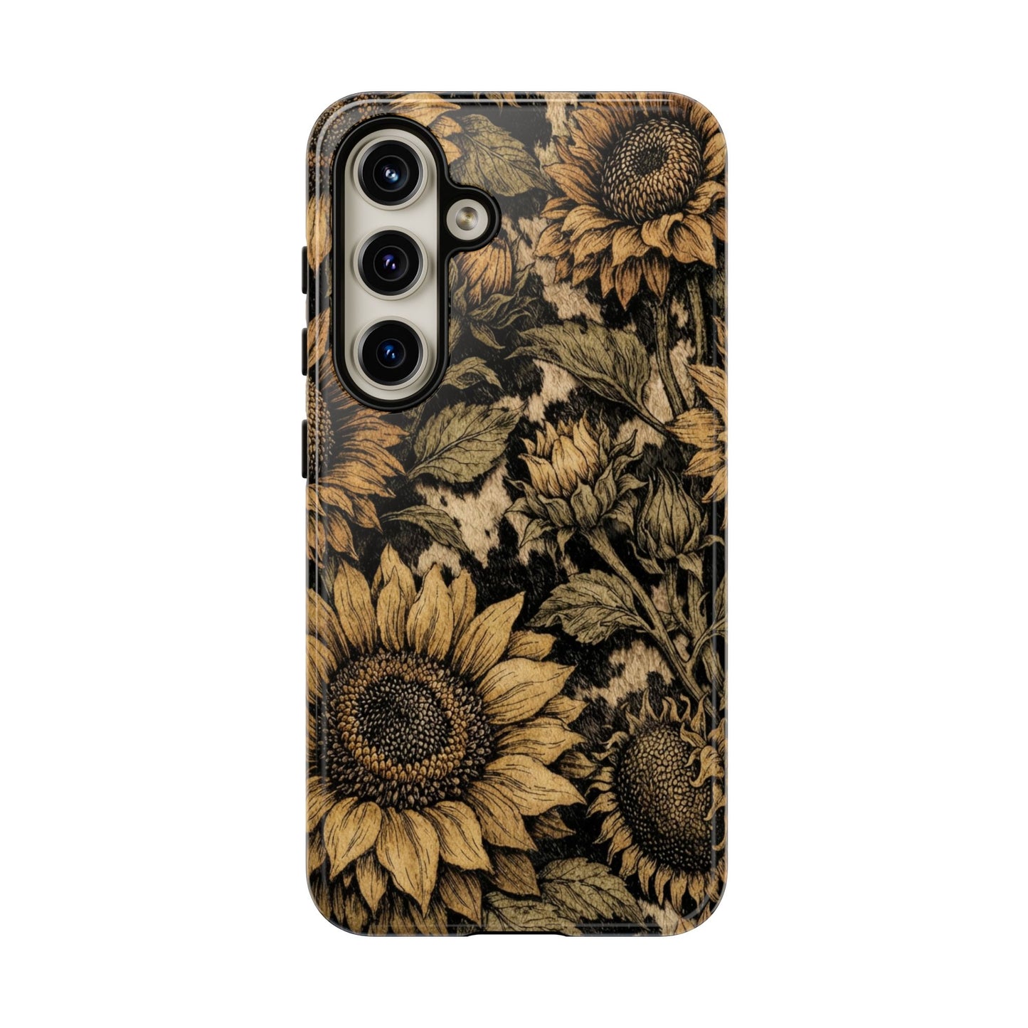 Cowhide Sunflowers Tough Case
