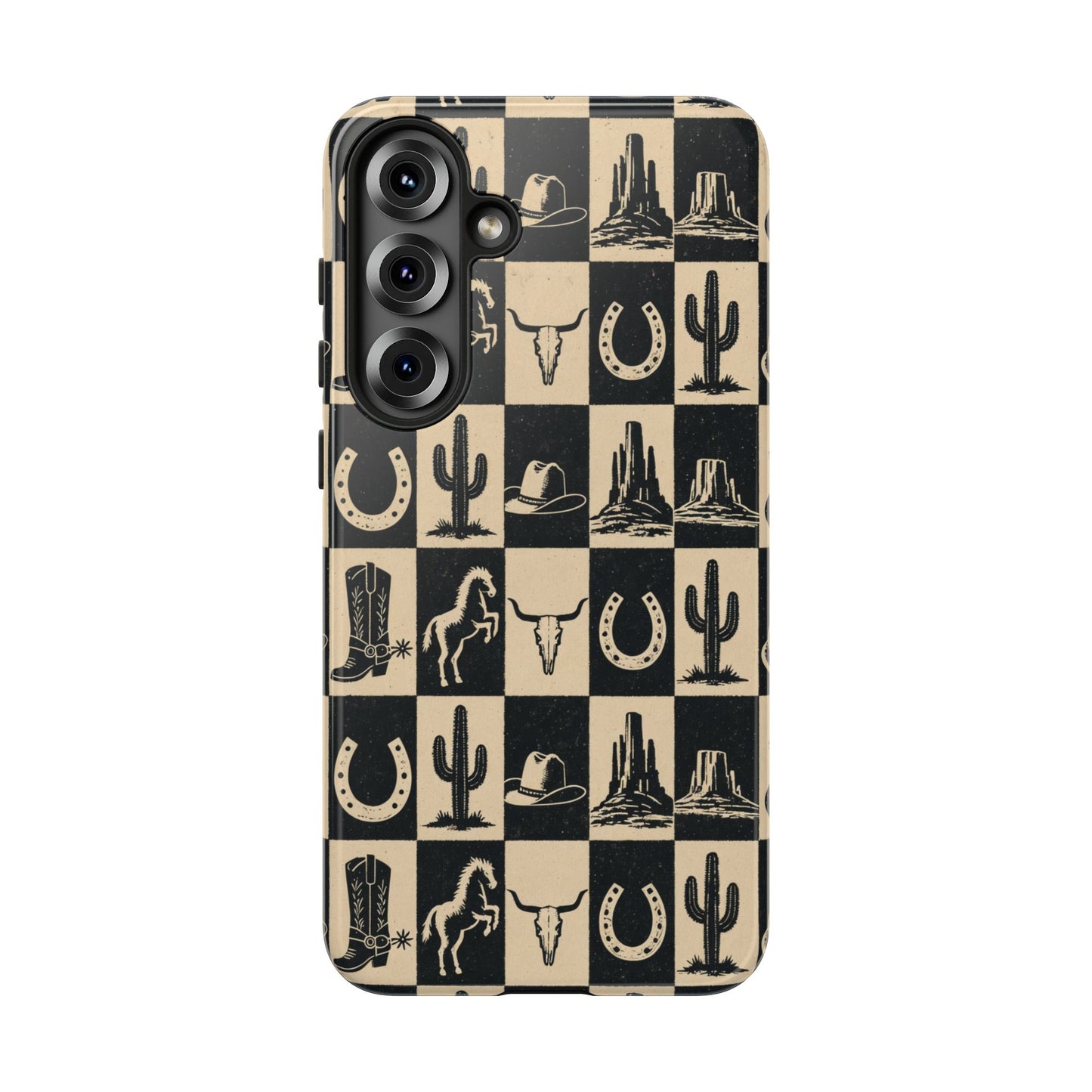 Western Checkerboard Tough Case