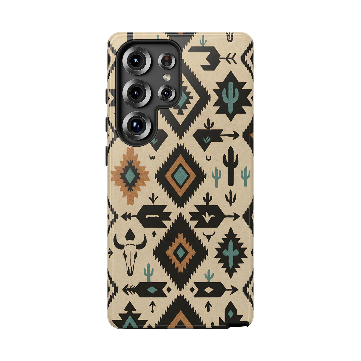 Ivory Western Aztec Tough Phone Case