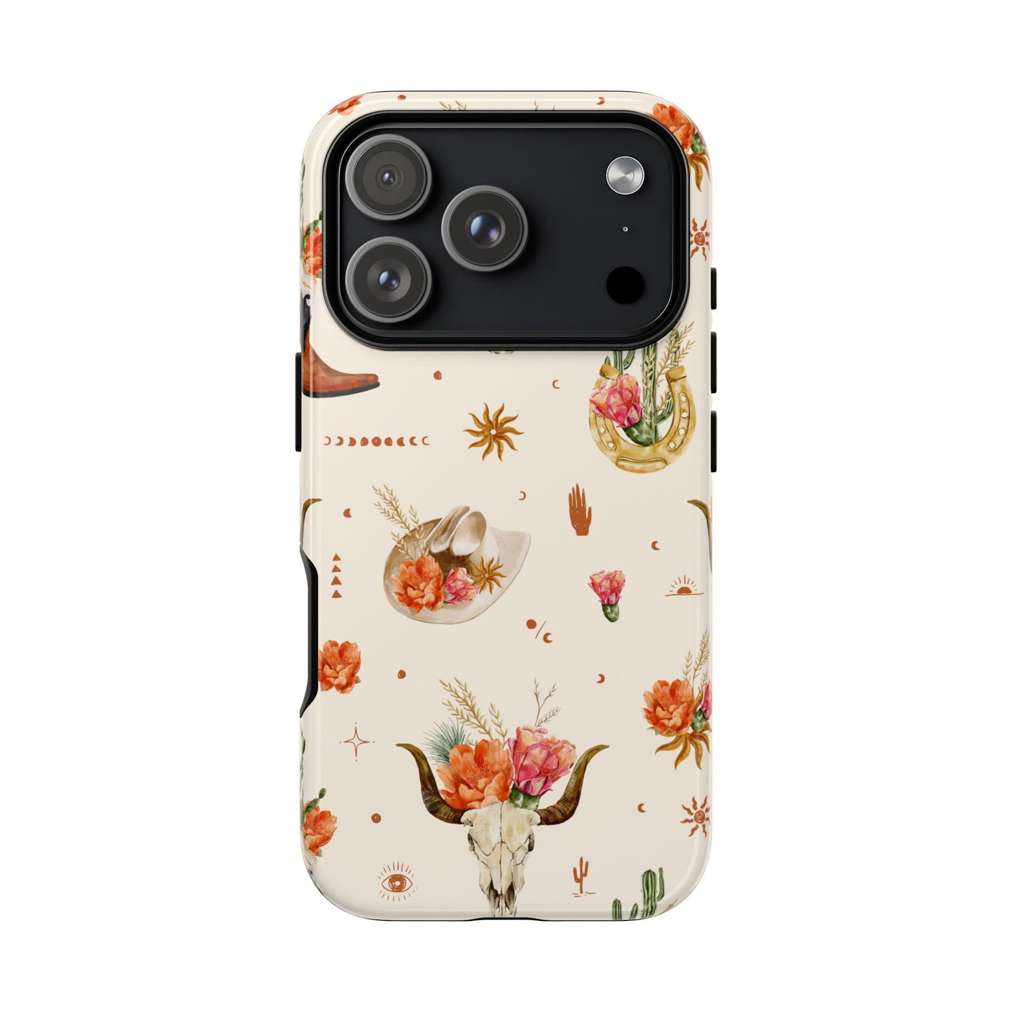 Western Floral Tough Phone Case