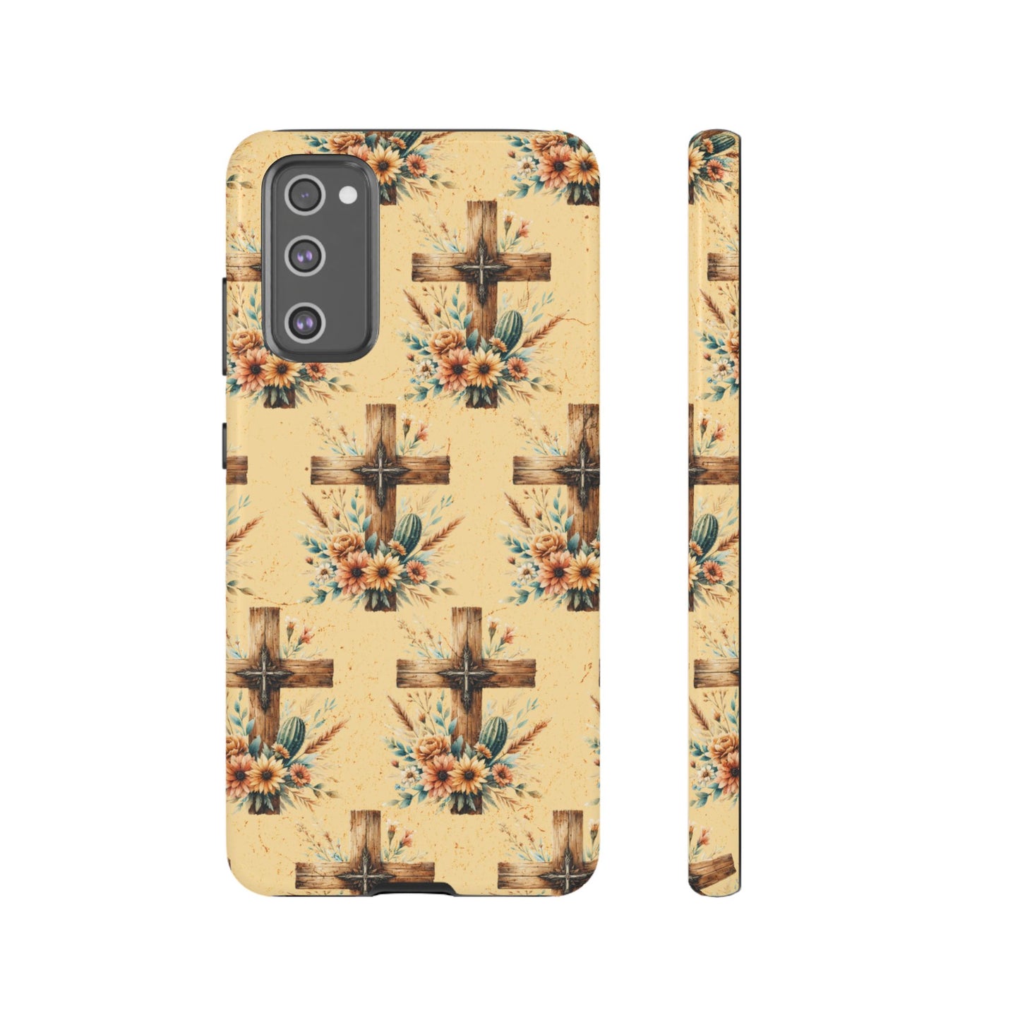 Floral Crosses Tough Case