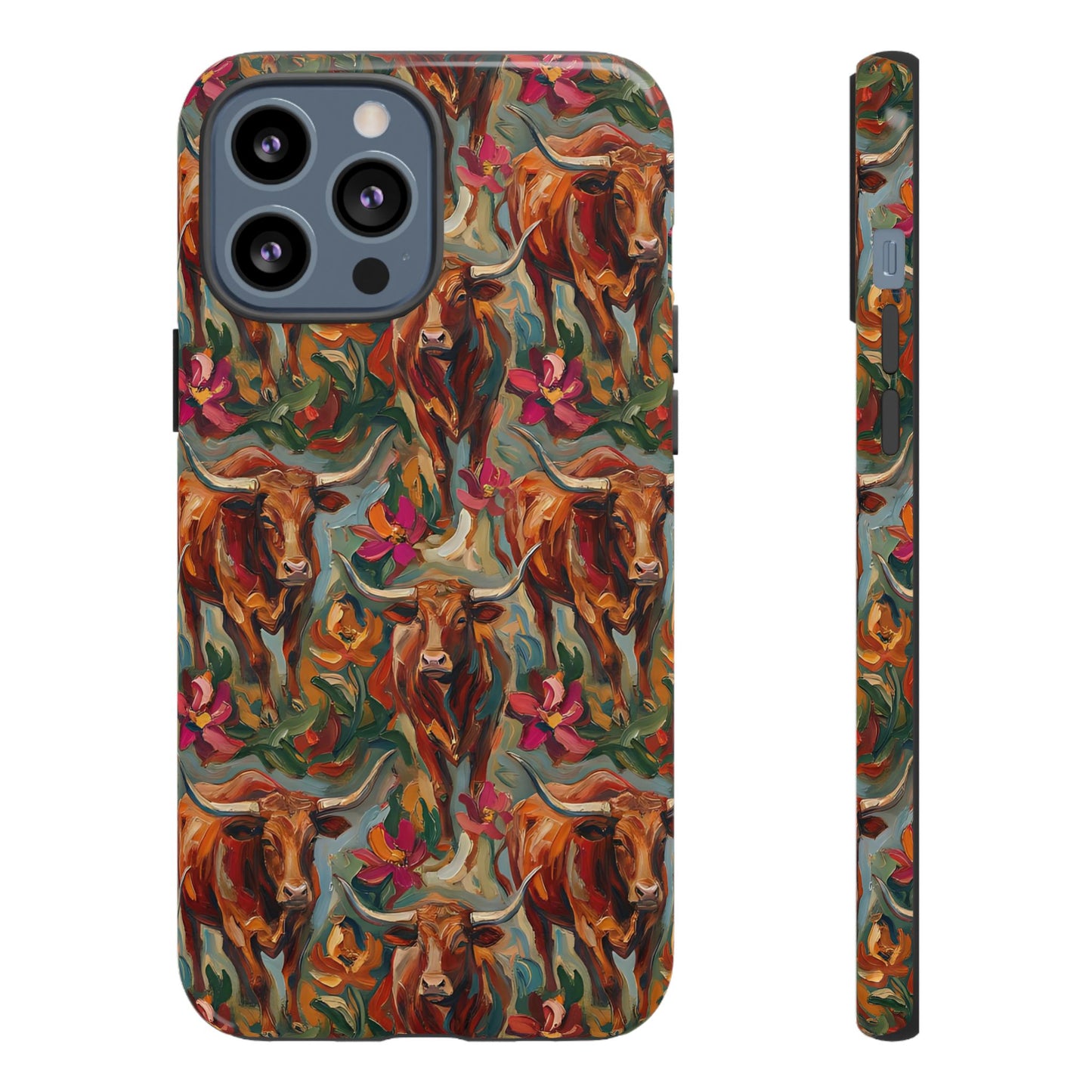 Painted Longhorns Tough Case