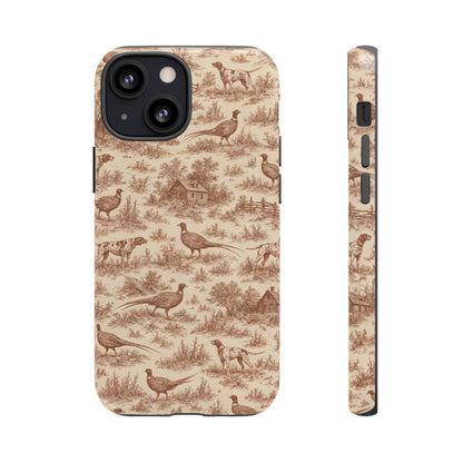 Pheasant Toile Tough Case