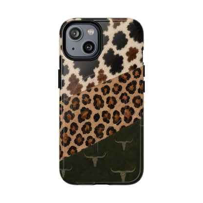 Leopard Longhorn Magnetic Case