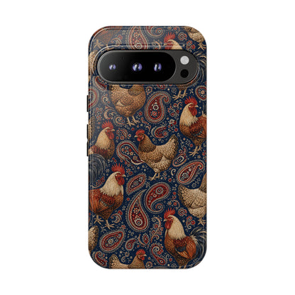 Patriotic Paisley Chickens Tough Case