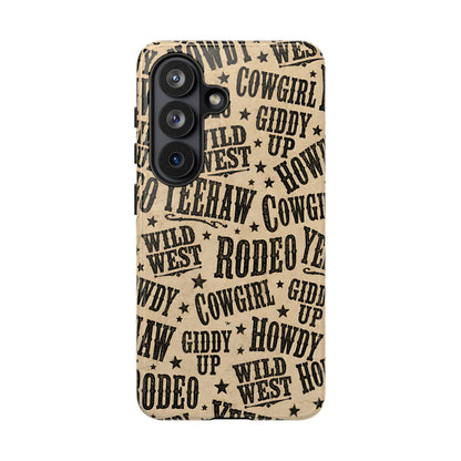 Cowgirl Slang Tough Case