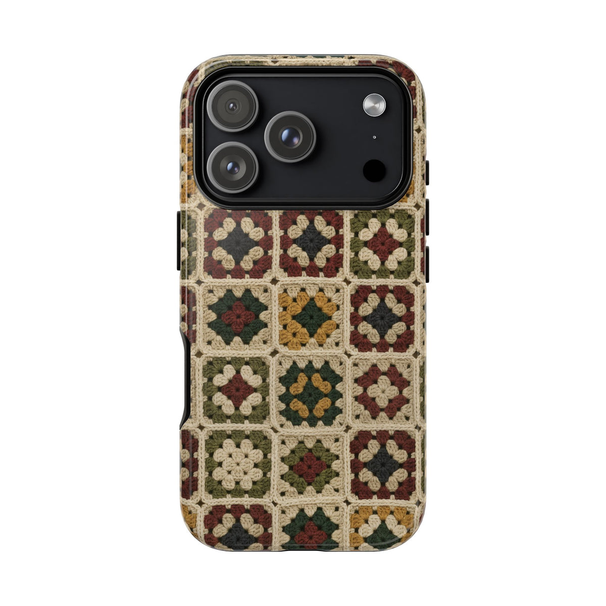 Christmas Granny Square Tough Case