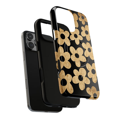 Retro Flower Magnetic Case