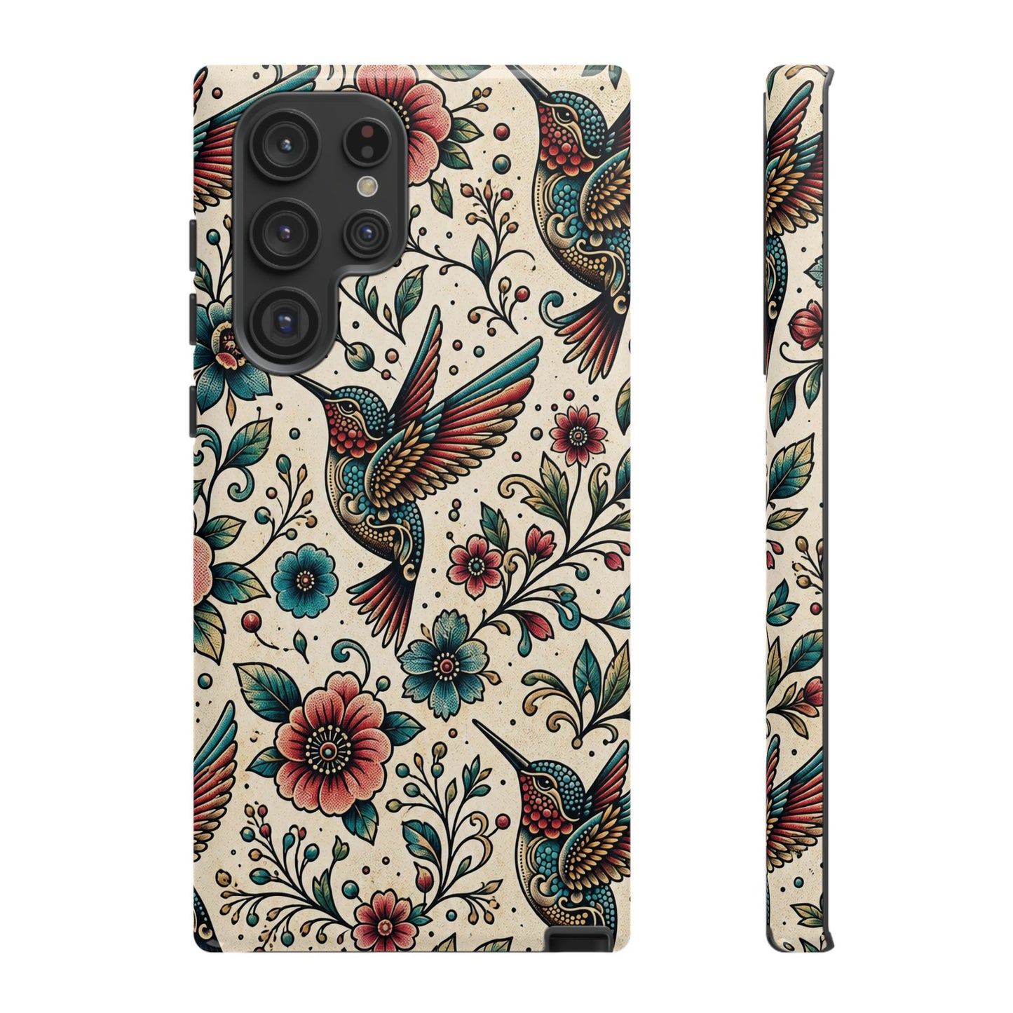 Retro Hummingbird Tough Case