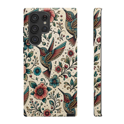 Retro Hummingbird Tough Case