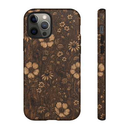 Floral Bark Tough Case