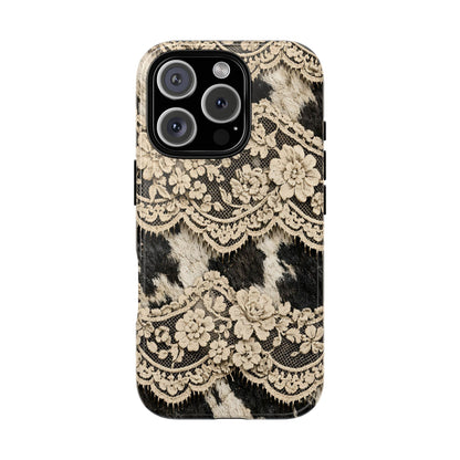 Cowhide Lace Tough Case