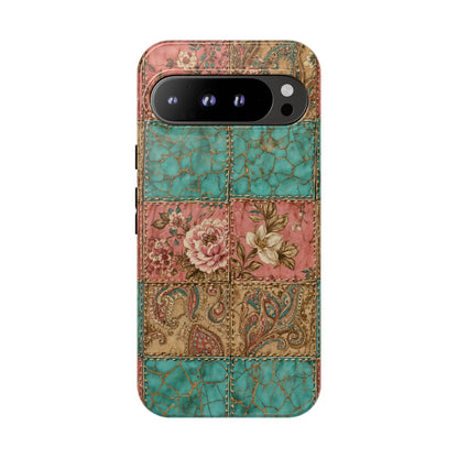 Turquoise Paisley Tough Case