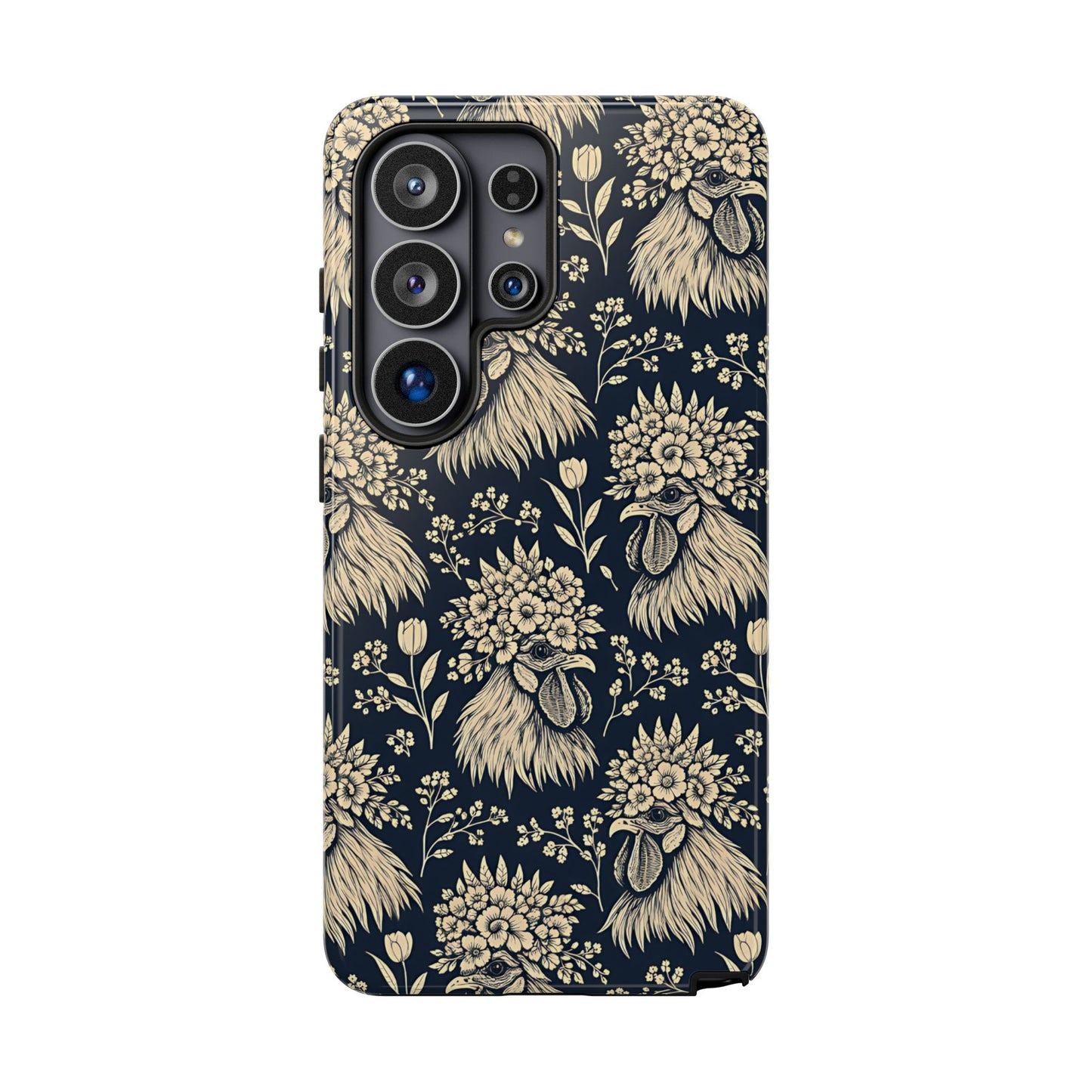 Floral Rooster Tough Case