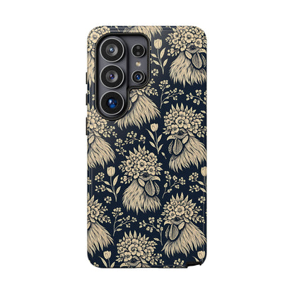 Floral Rooster Tough Case