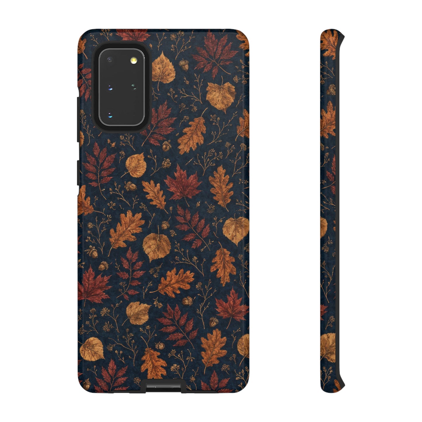 Navy Oak Leaf Tough Case