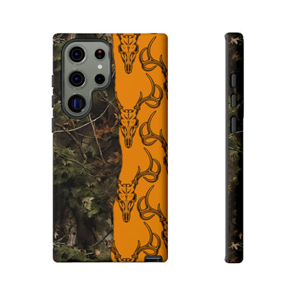 Camo Deer Skulls Orange Tough Case