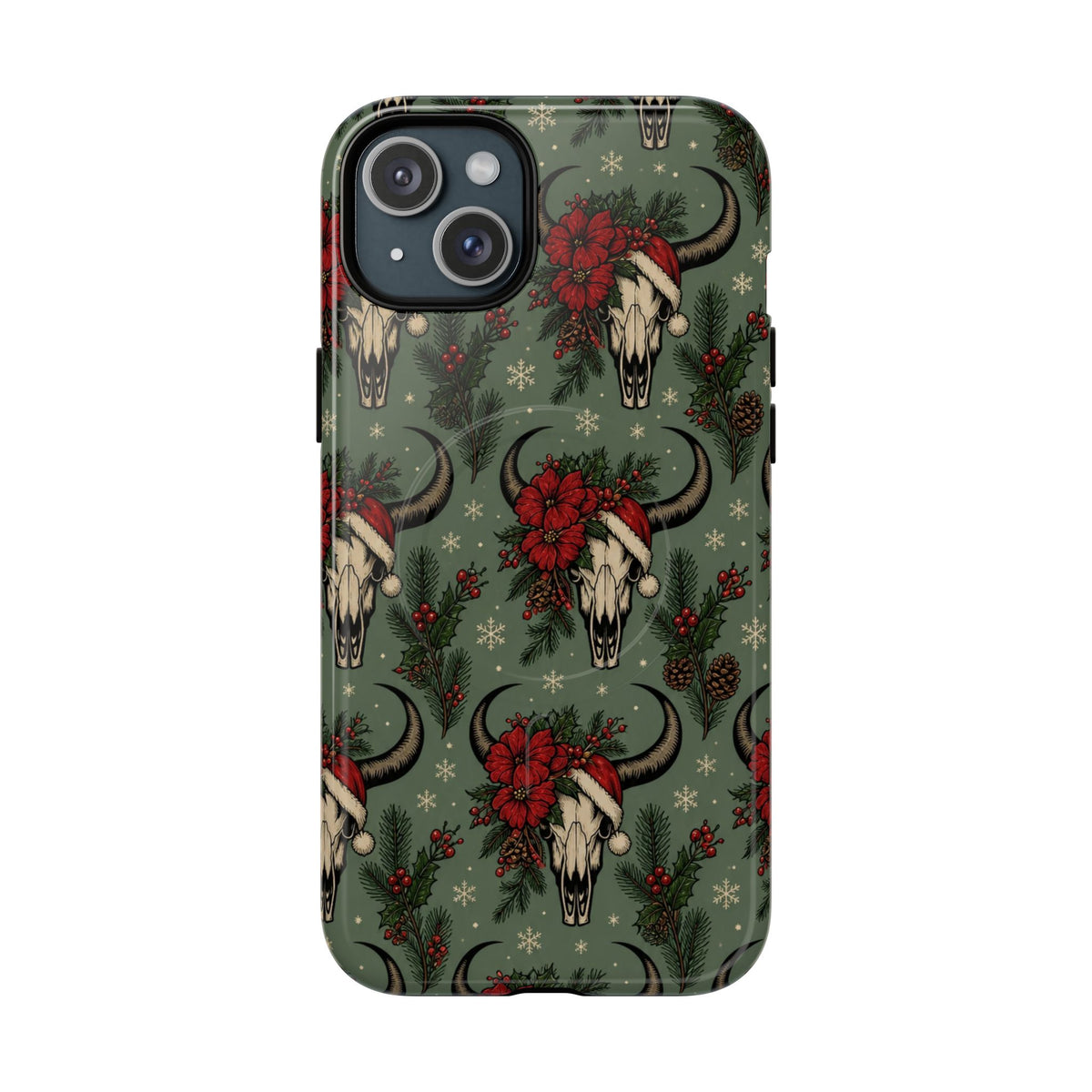 Santa Bull Skulls Magnetic Case