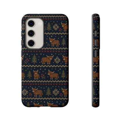 Highland Cow Sweater Tough Case