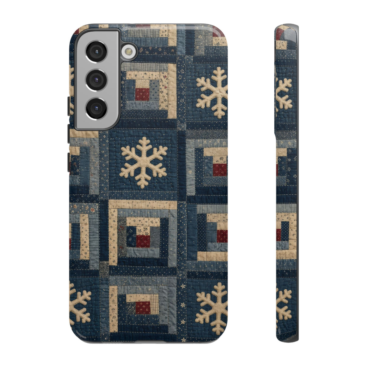 Snowflake Quilt Tough Case