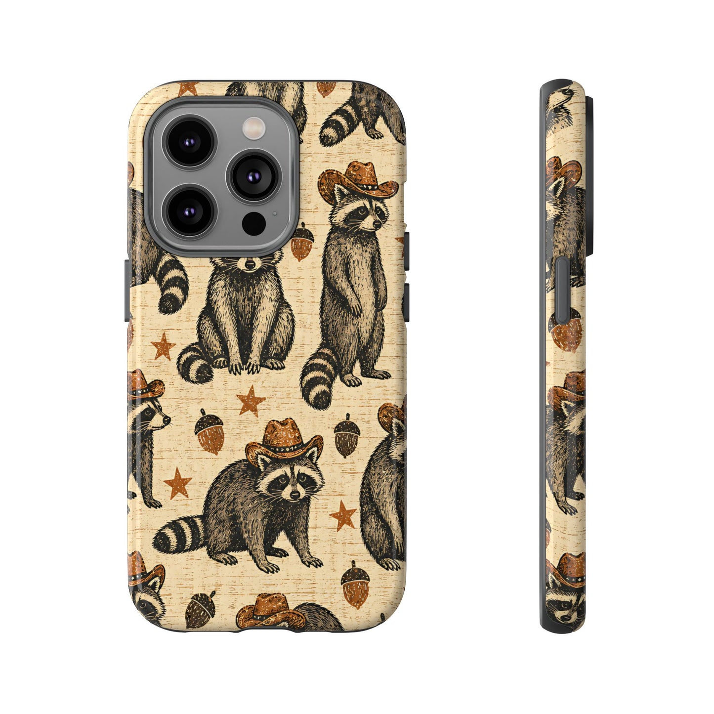 Retro Raccoon Tough Case