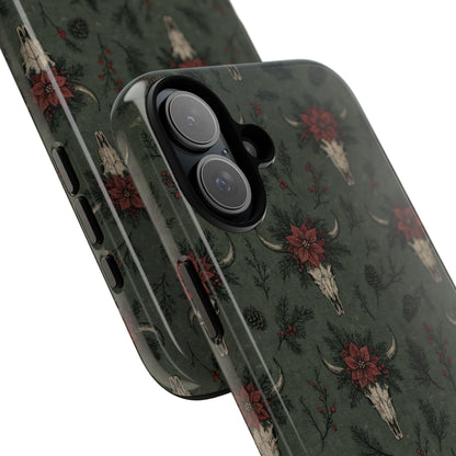 Inked Christmas Skull Tough Case