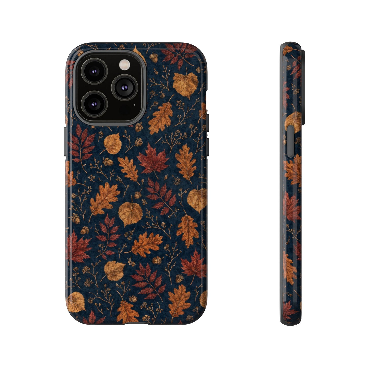 Navy Oak Leaf Tough Case